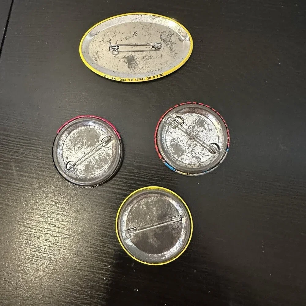 DC Comics three pins