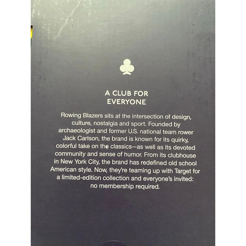 N/A rowing blazers