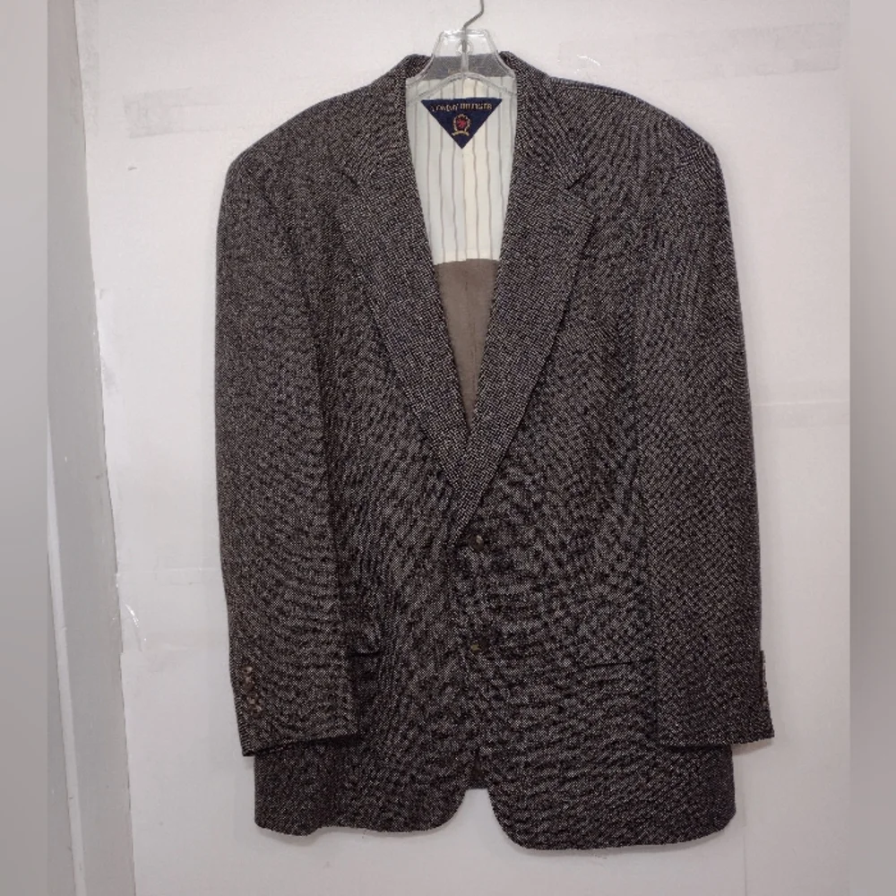 Tommy Hilfiger Men's Tweed Blazer - Brown Size (42) R