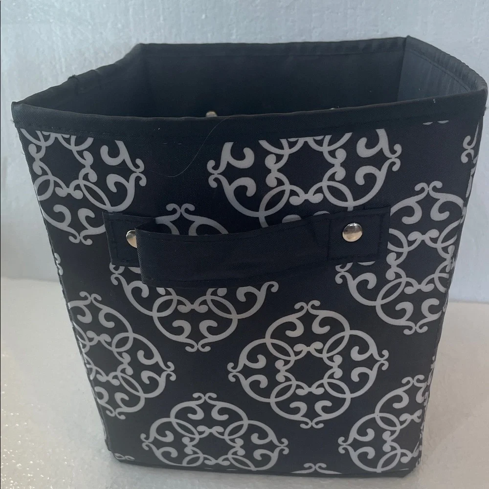 Vintage damask storage