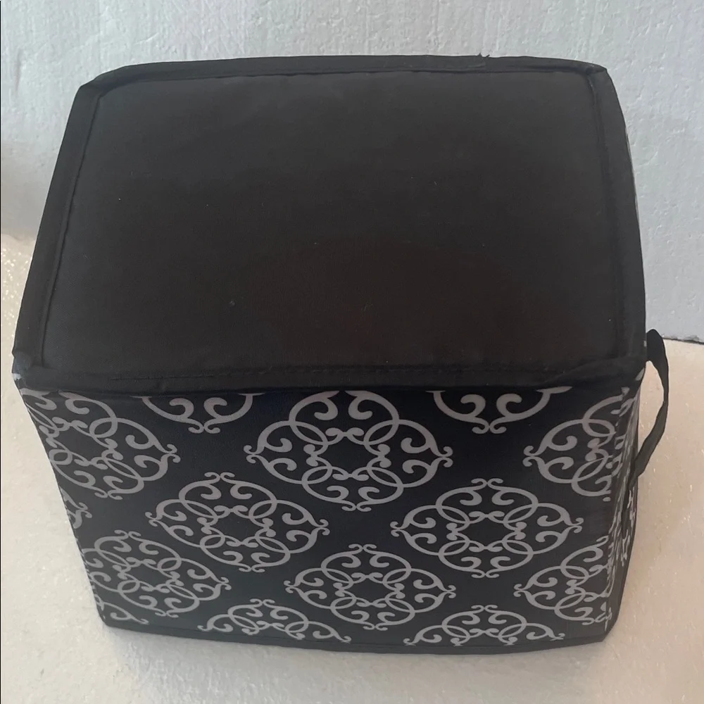 Vintage damask storage