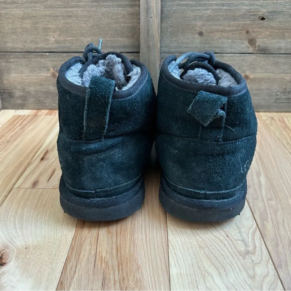 UGG Neumel Chukka Boot Black Suede Boots Men’s Sz 8