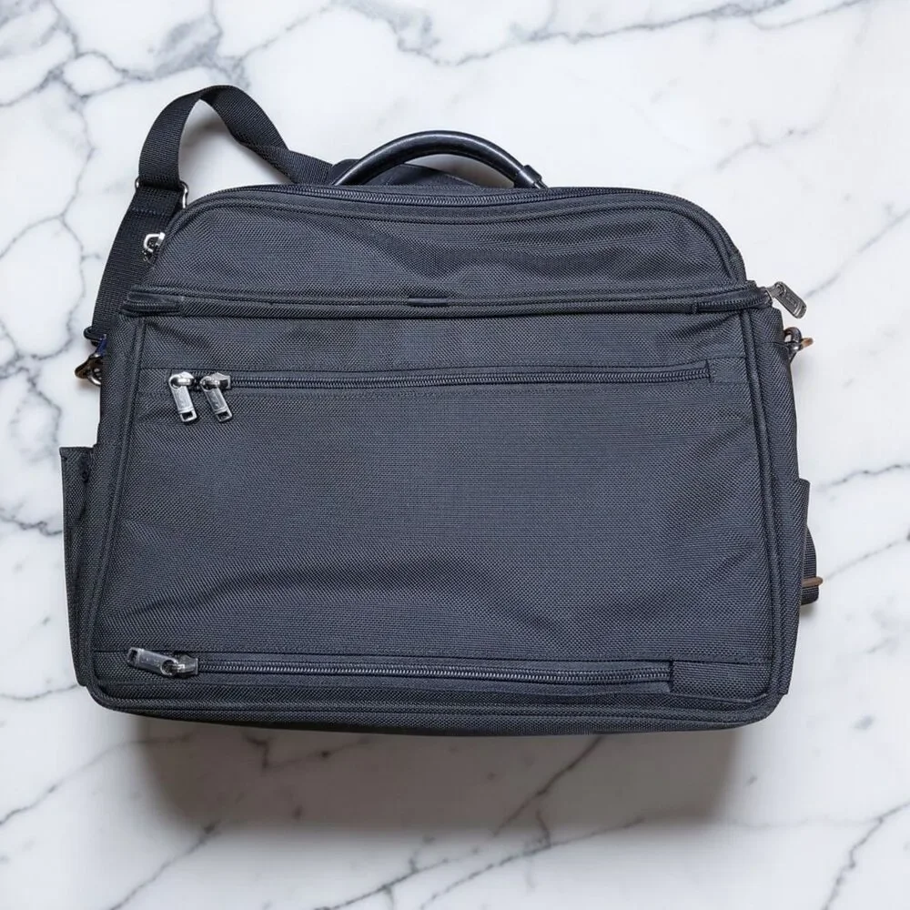 Tumi black nylon