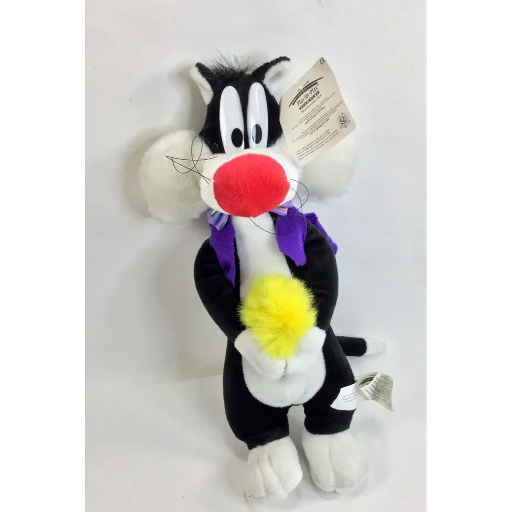 Looney‎ Tunes Sylvester Plush Toys ACE Play By Play Toys 1998 12