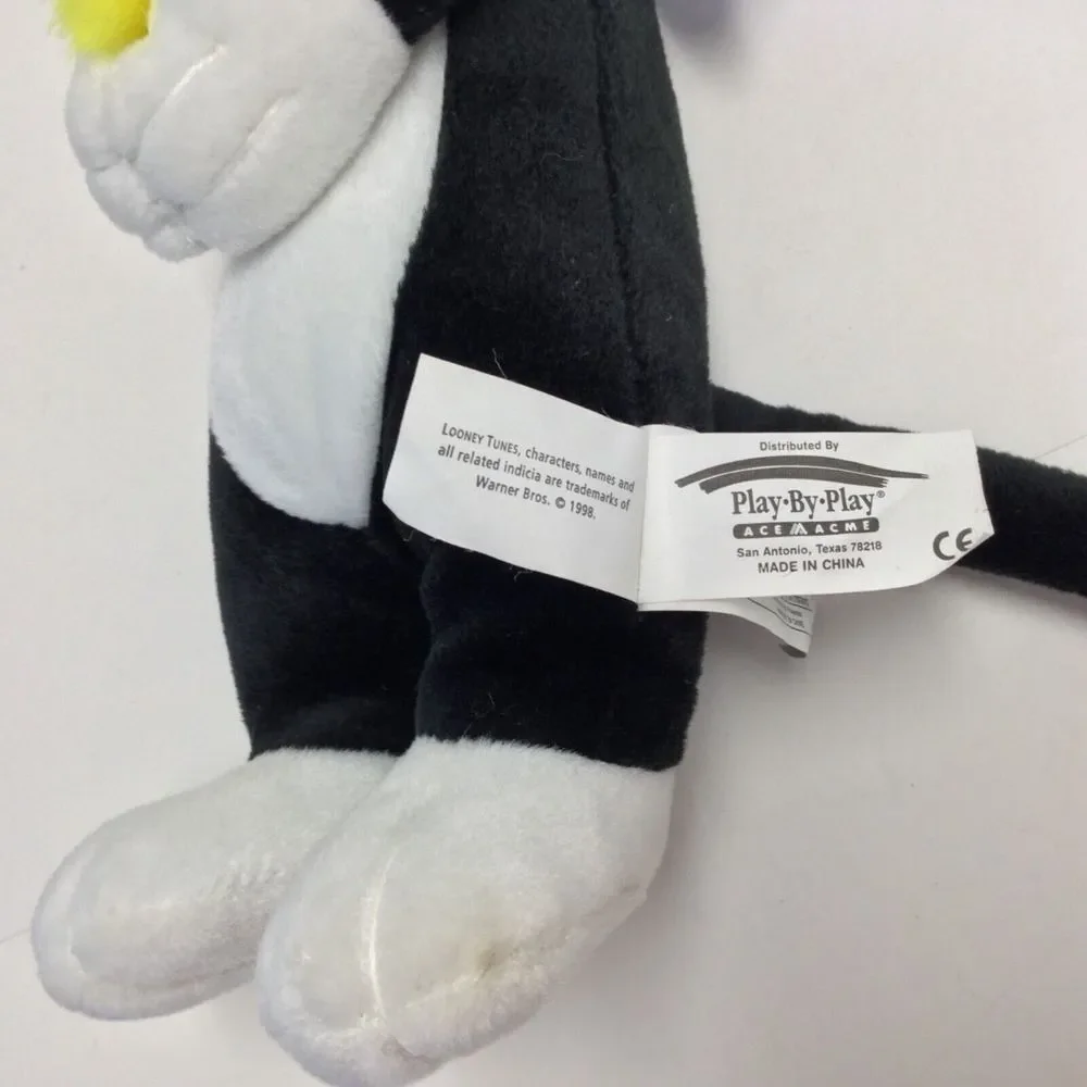 Looney‎ Tunes Sylvester Plush Toys ACE Play By Play Toys 1998 12