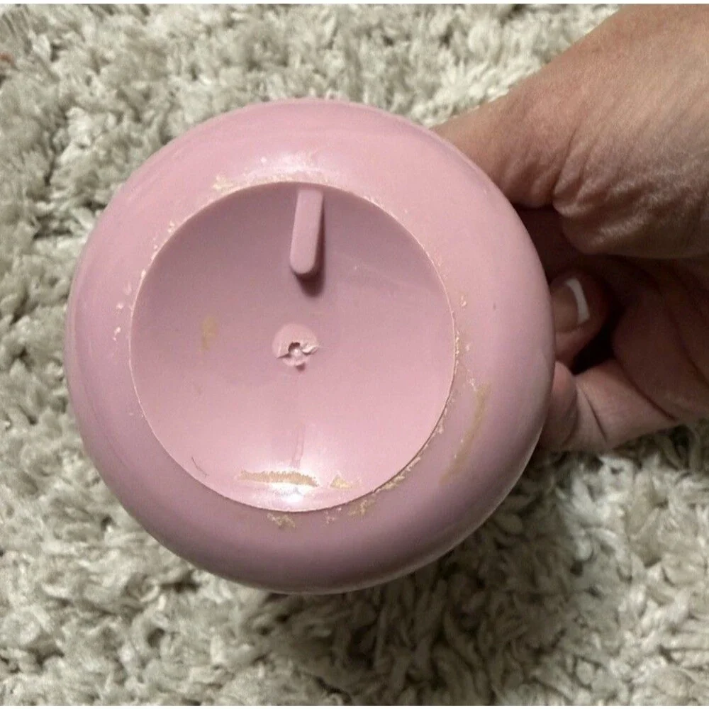 Dixie Cup Pop Up Dispenser VTG Pink Plastic 5 oz Bathroom Countertop Movie Prop