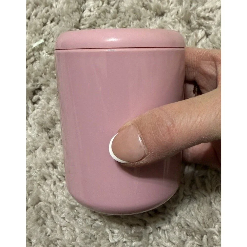 Dixie Cup Pop Up Dispenser VTG Pink Plastic 5 oz Bathroom Countertop Movie Prop