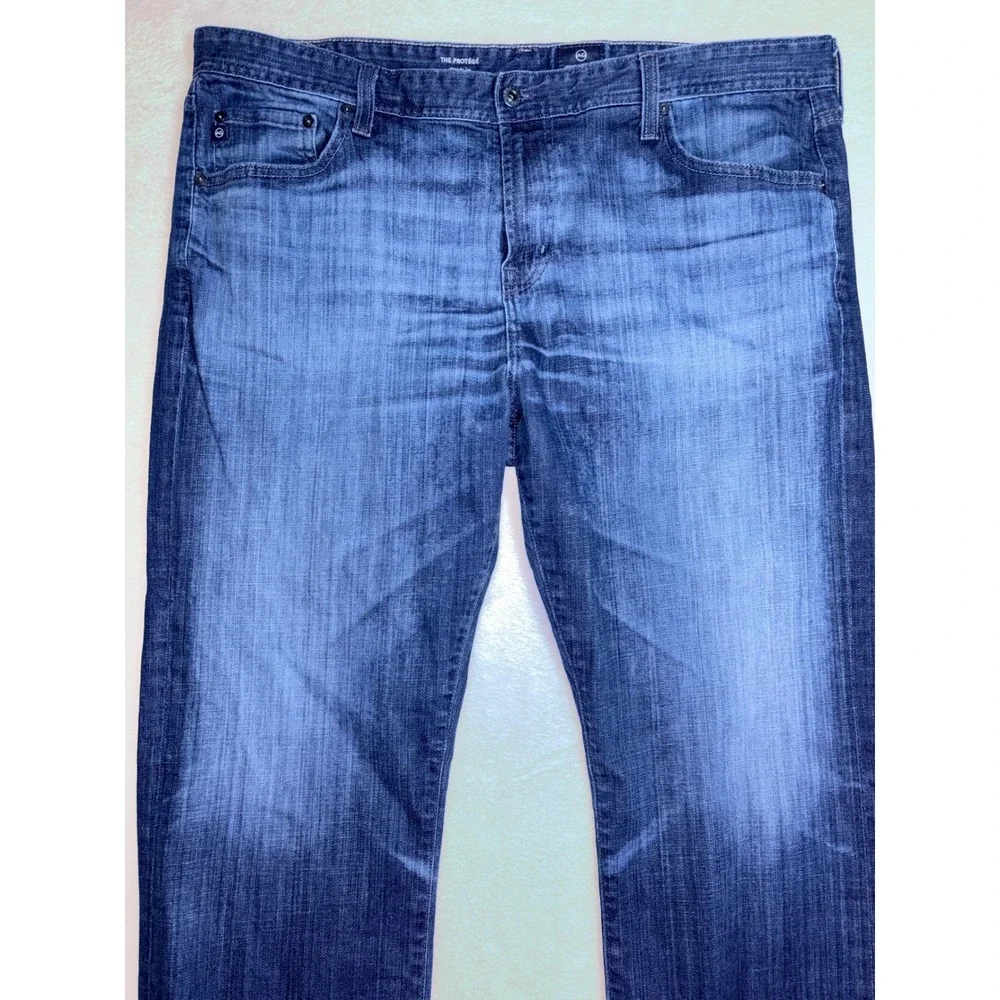 AG Adriano Goldschmied The Protege Straight Leg Jeans Blue 40x34 BM7645 Mens