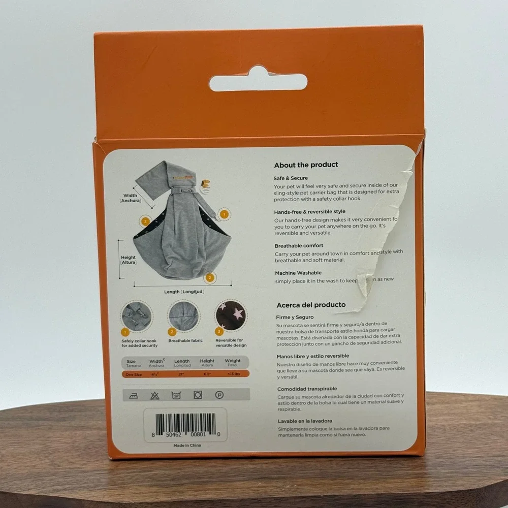 FurryFido everyday collar gray