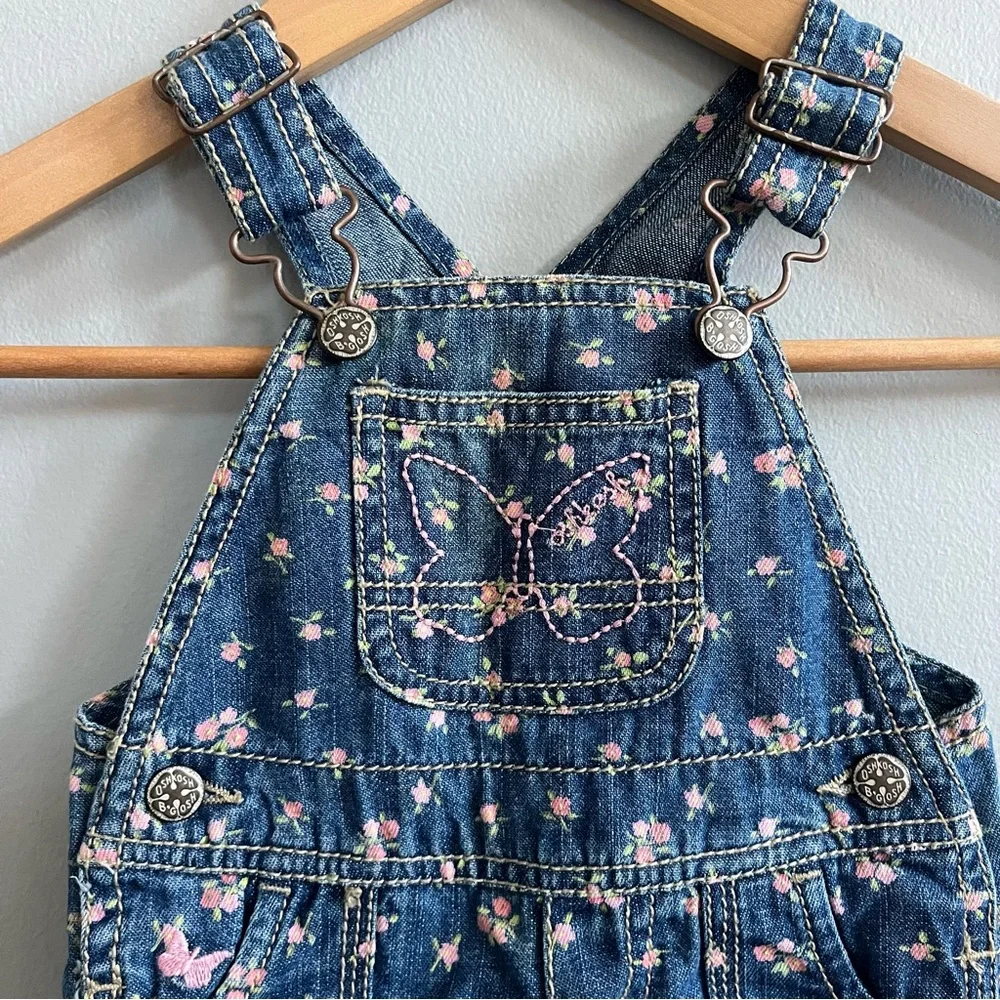 OshKosh Bgosh floral vestbak legs