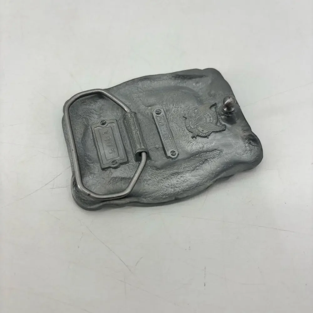 Volunteer Firefighter Belt Buckle Enamel Great American Buckle Co #1805
