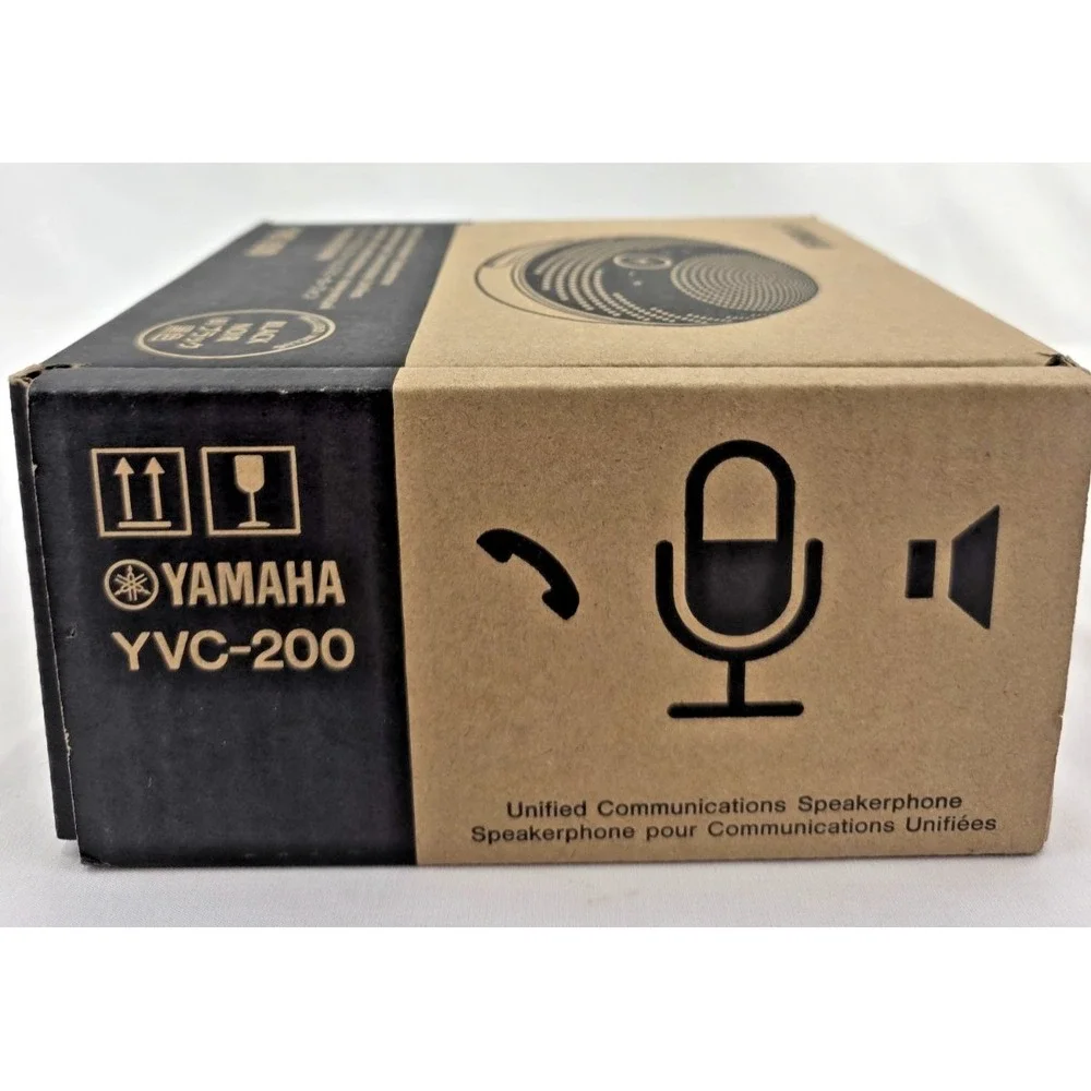 Yamaha YVC-200 Portable USB Bluetooth Speakerphone UC Black 10-YVC200-B New