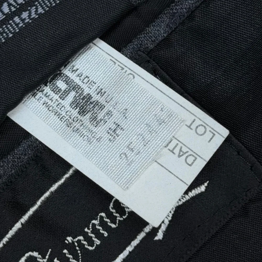 Burberrys Vintage Mens Pure Wool Blazer Sport Coat Charcoal Gray USA Made 44R