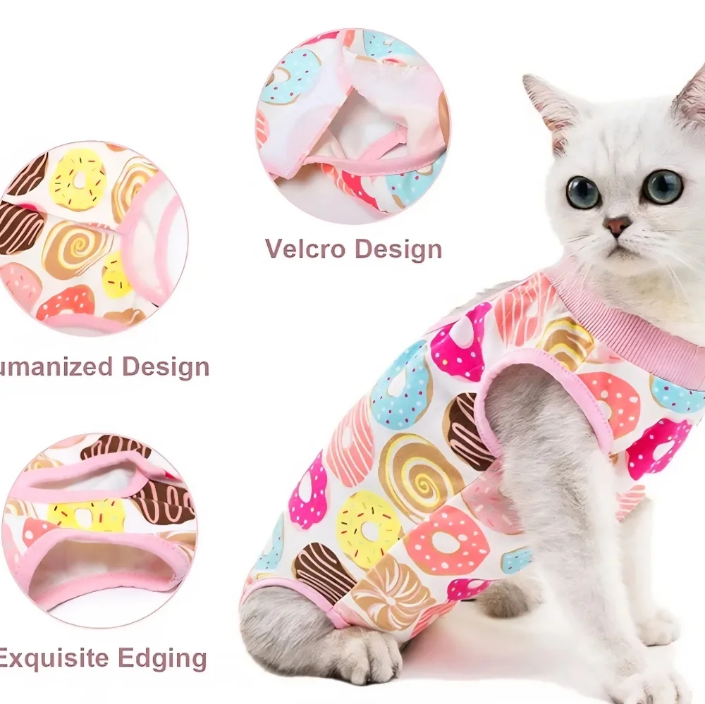 Colorful Pattern Cat/Dog Onesie. SMALL