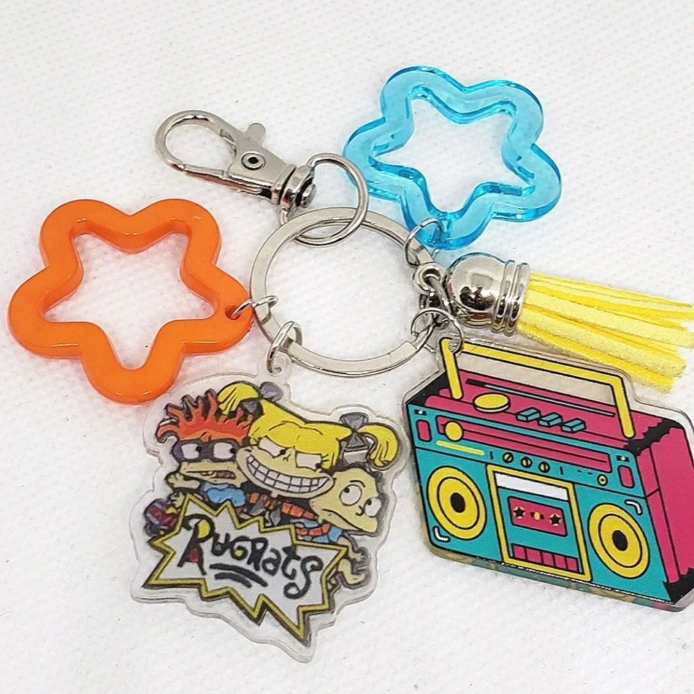 Handmade 90s Rugrats Keychain