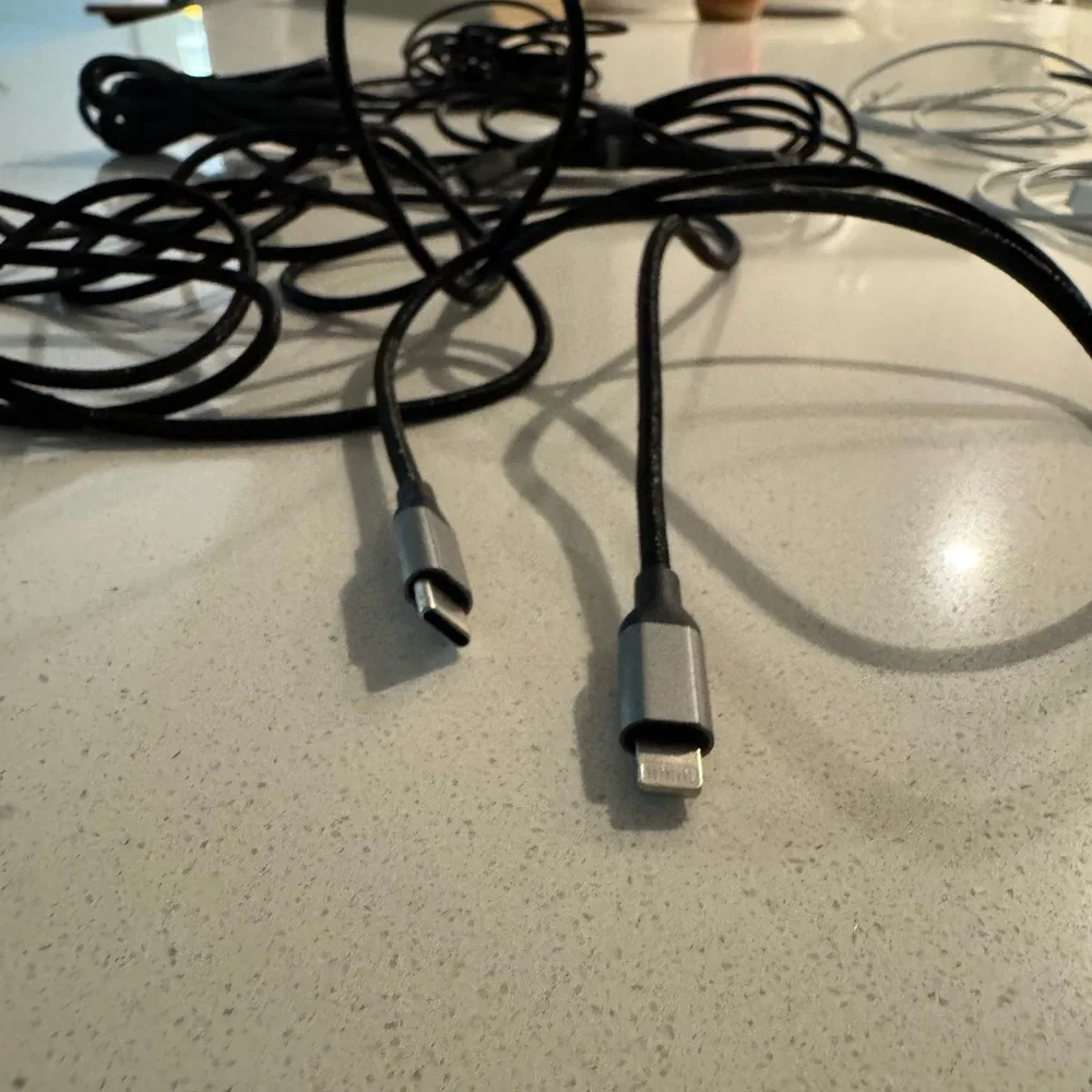 8 Charging Cords Lightning to USB C