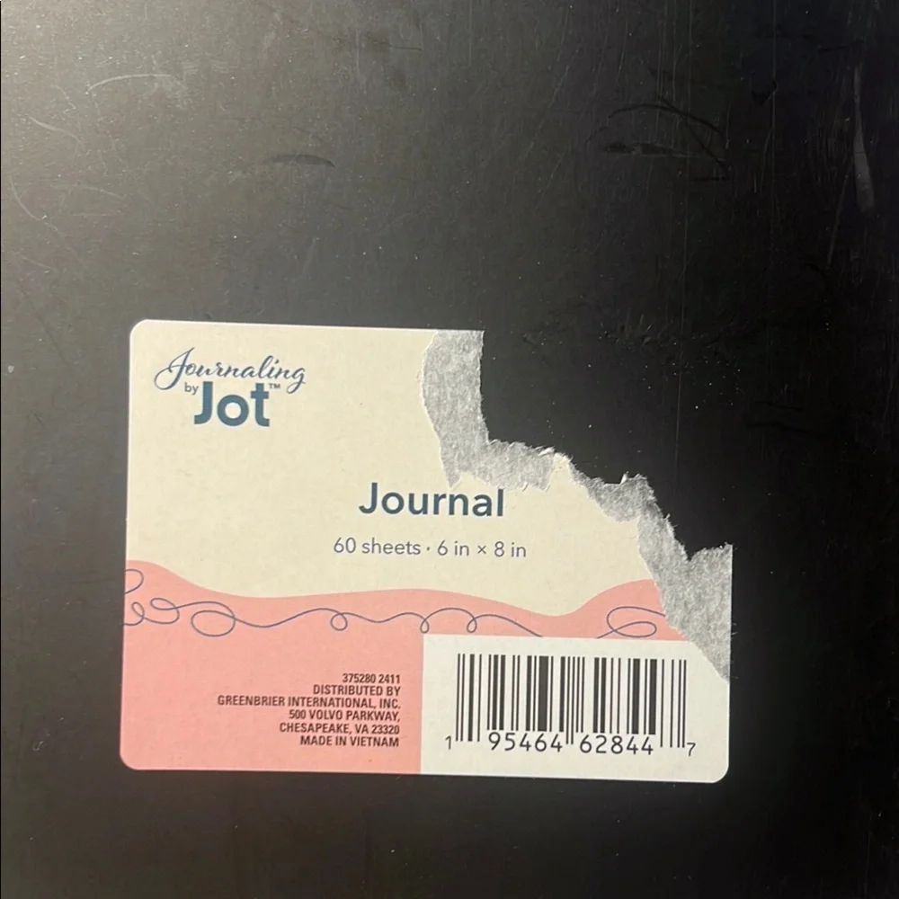 N/A black notebook