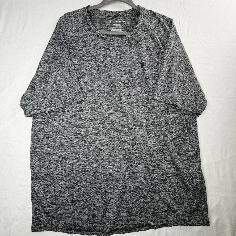 Under Armour HeatGear UA Tech Tee T-Shirt Gray 1326413 Men's 2xl