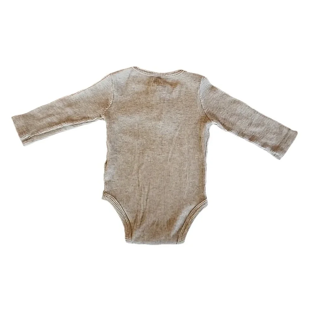 Carters 3-pc Holiday Winter Long Sleeve Bodysuits & Pant Set Baby Boy Sz 6 Mos