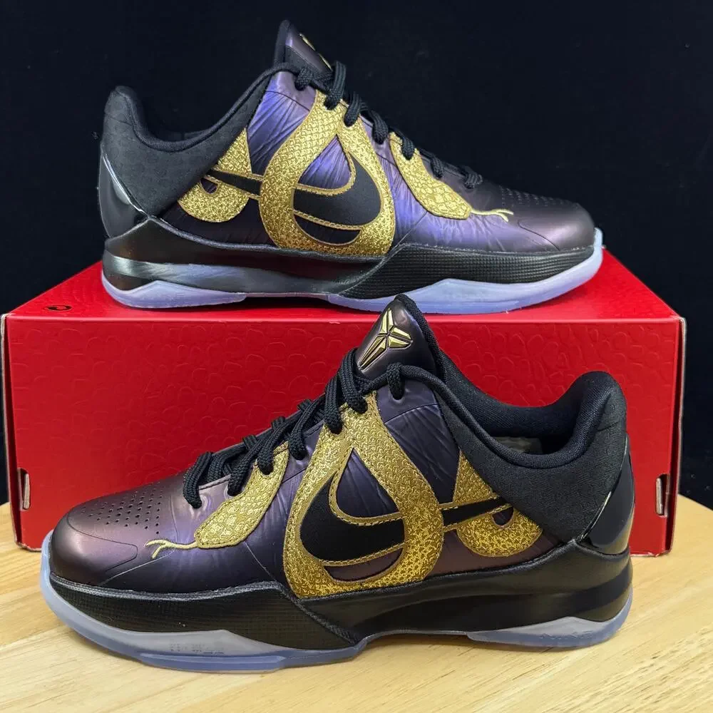 Nike Zoom Kobe 5 Protro Year of the Mamba Eggplant HM3753-500 Youth Size 3.5Y