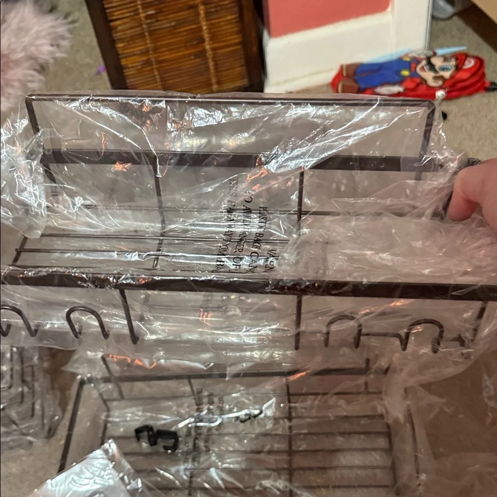 Metal Wire Wall Baskets Set