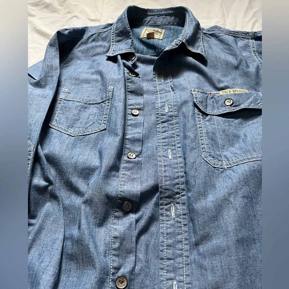 True Religion 30” marks collar