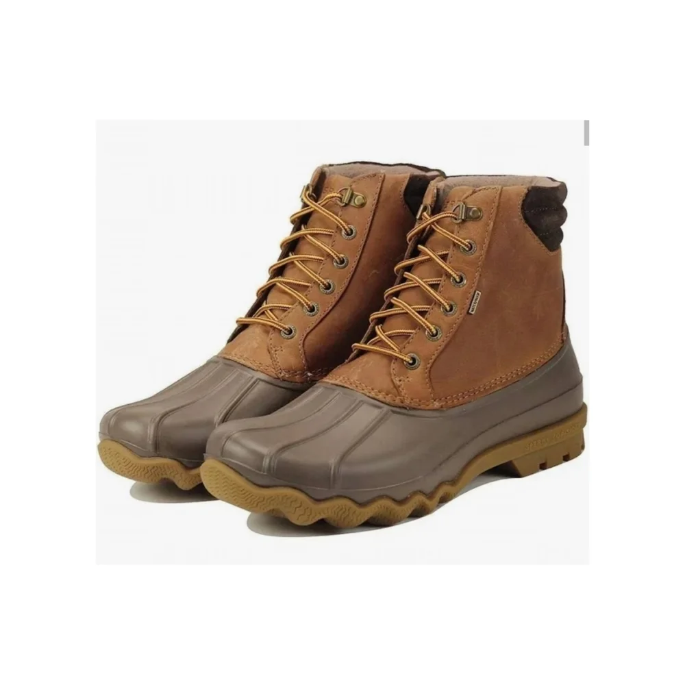 Sperry Avenue Top Sider Men's Brown Waterproof Duck Boots Size 10