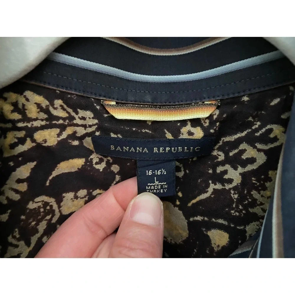Banana Republic Button Down Shirt Men's 16-16.5