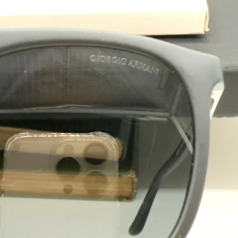 Georgio Armani AR8118 5001/87 Matte Black Sunglasses Grey Lens Read