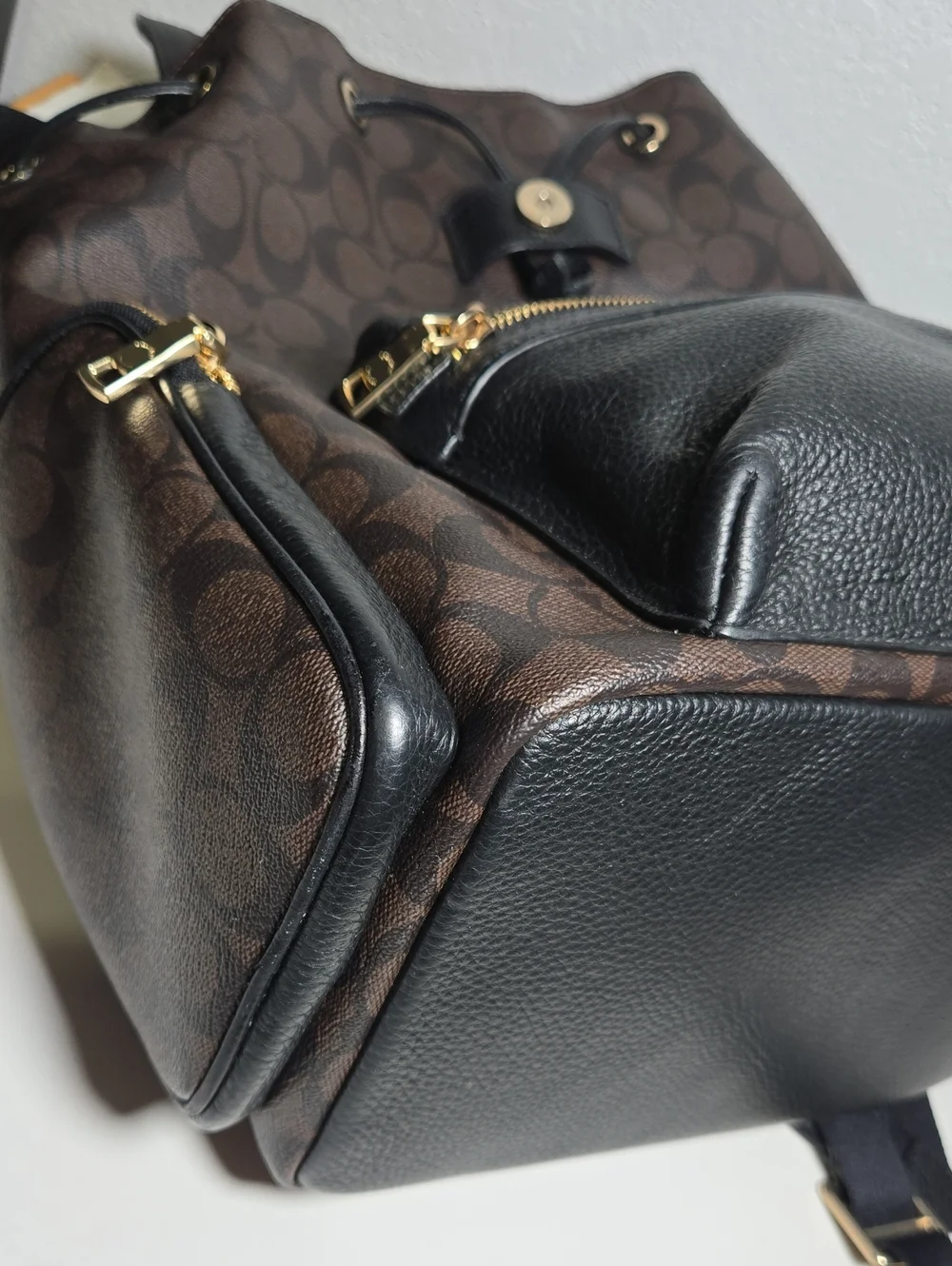 COACH Baby Backpack in Signature Canvas & Leather CZ187