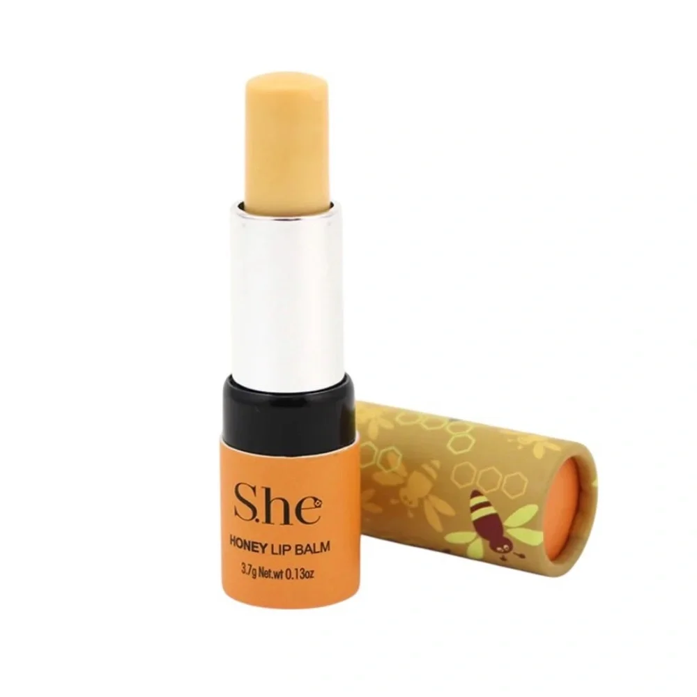 S.he Makeup Honey Moisturizing Buttery Vitamin E Infused Non-Greasy Lip Balm
