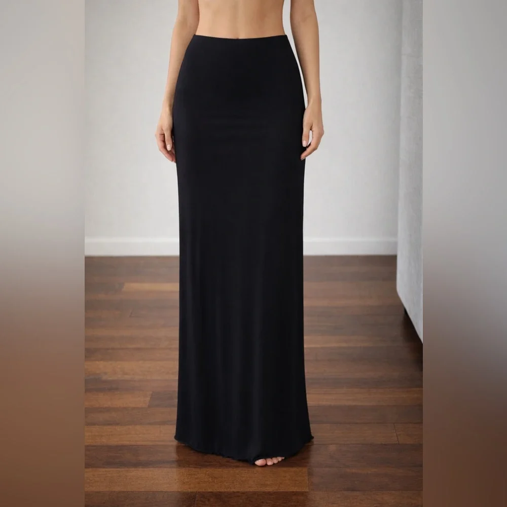 Forever 21 Vintage Black Slip Skirt