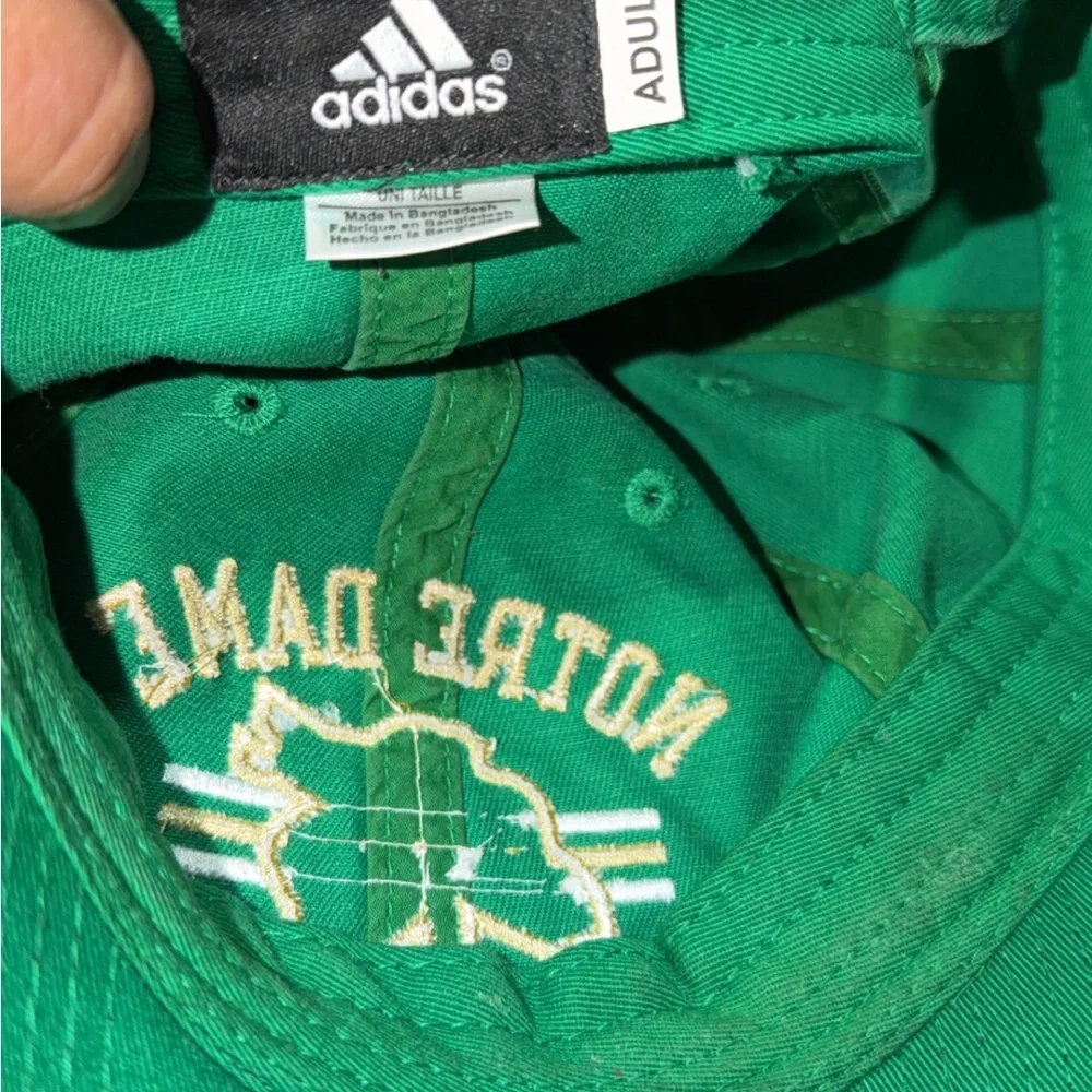 Notre Dame Shamrock Football Cap - Green