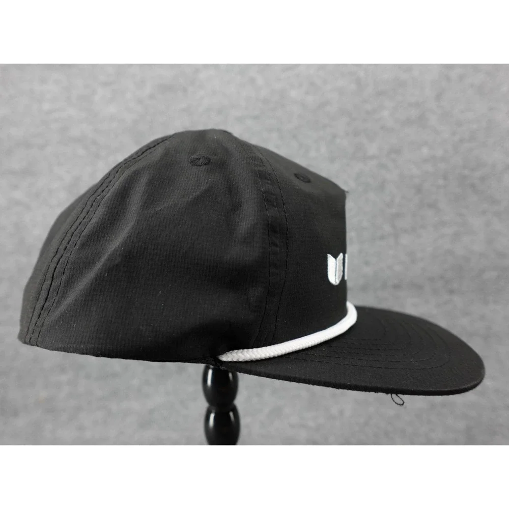 Kane Footwear Rope Hat Mens Black Snapback Style 4000 OS Embroidered Logo
