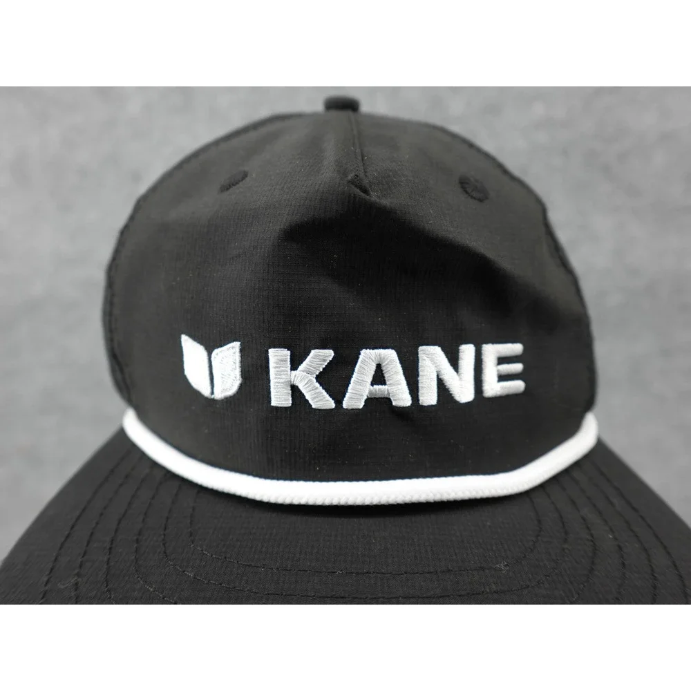 Kane Footwear Rope Hat Mens Black Snapback Style 4000 OS Embroidered Logo