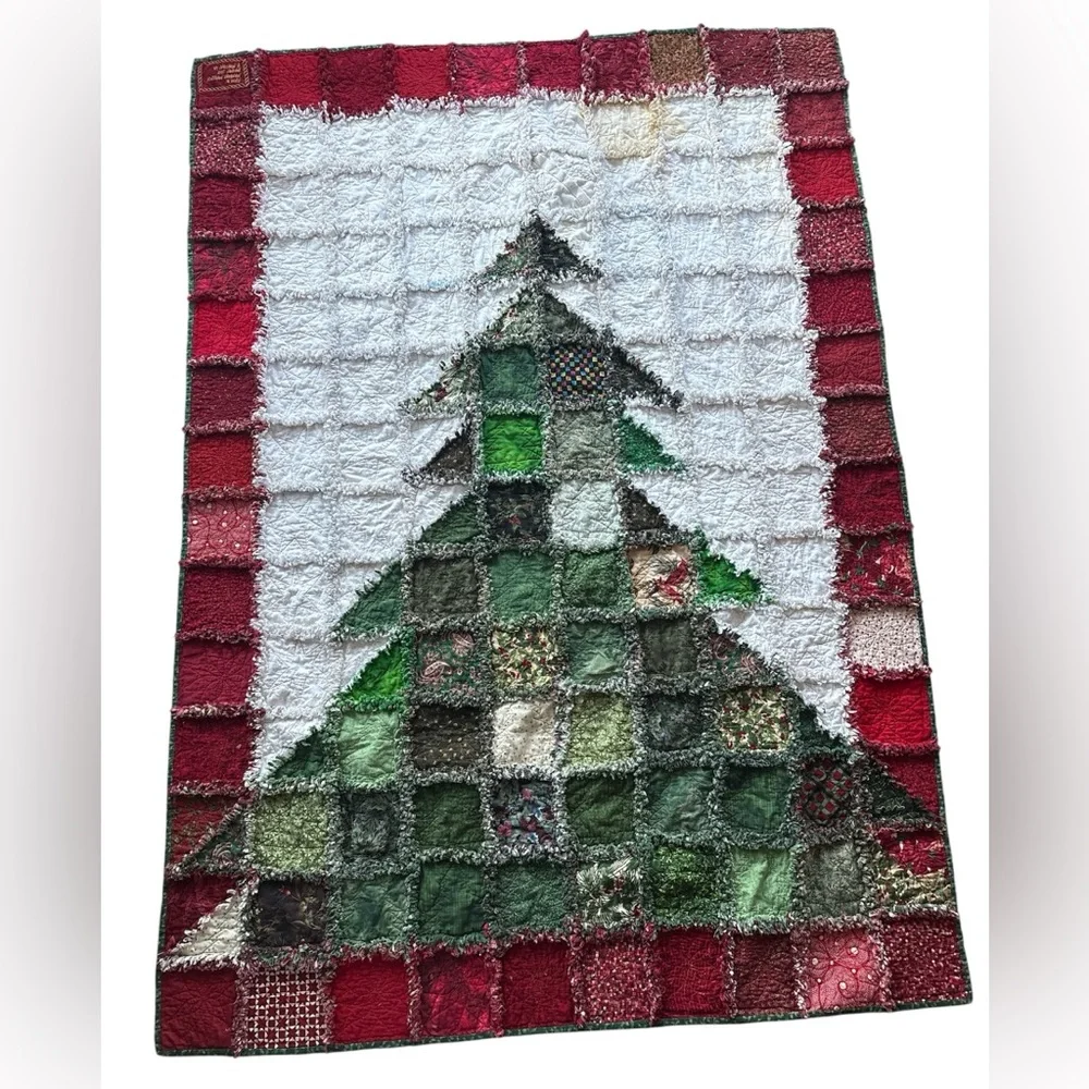 Handmade quilted throw