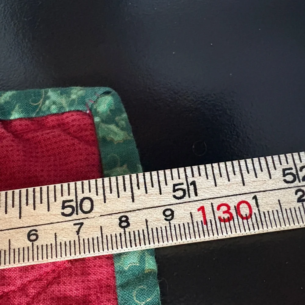 Handmade quilted throw
