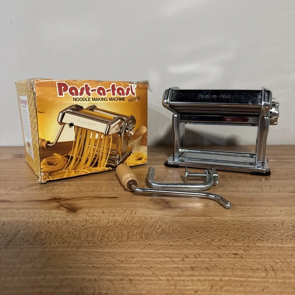Past-a-Fast Pasta Maker - Stainless Steel in box-Made in Italy