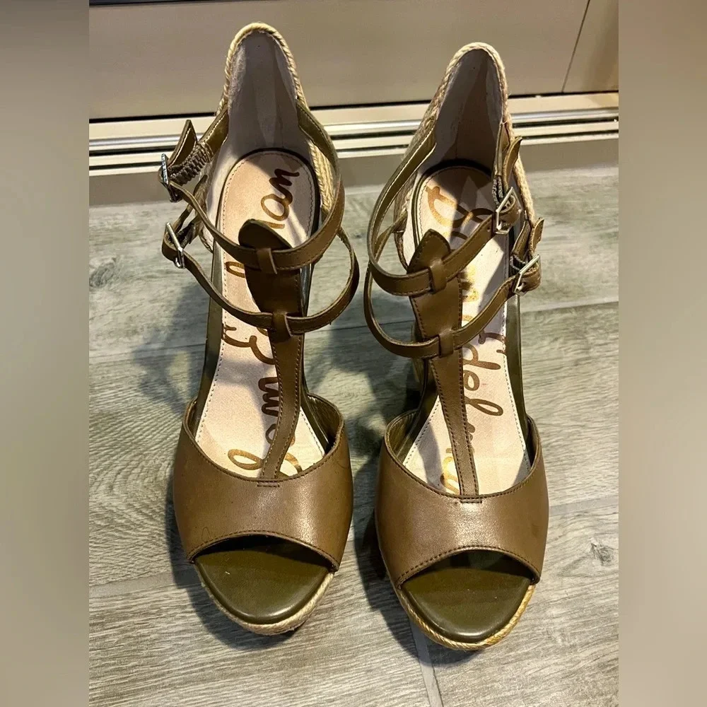 Sam Edelman Saddle Katarina wedge Heels brown