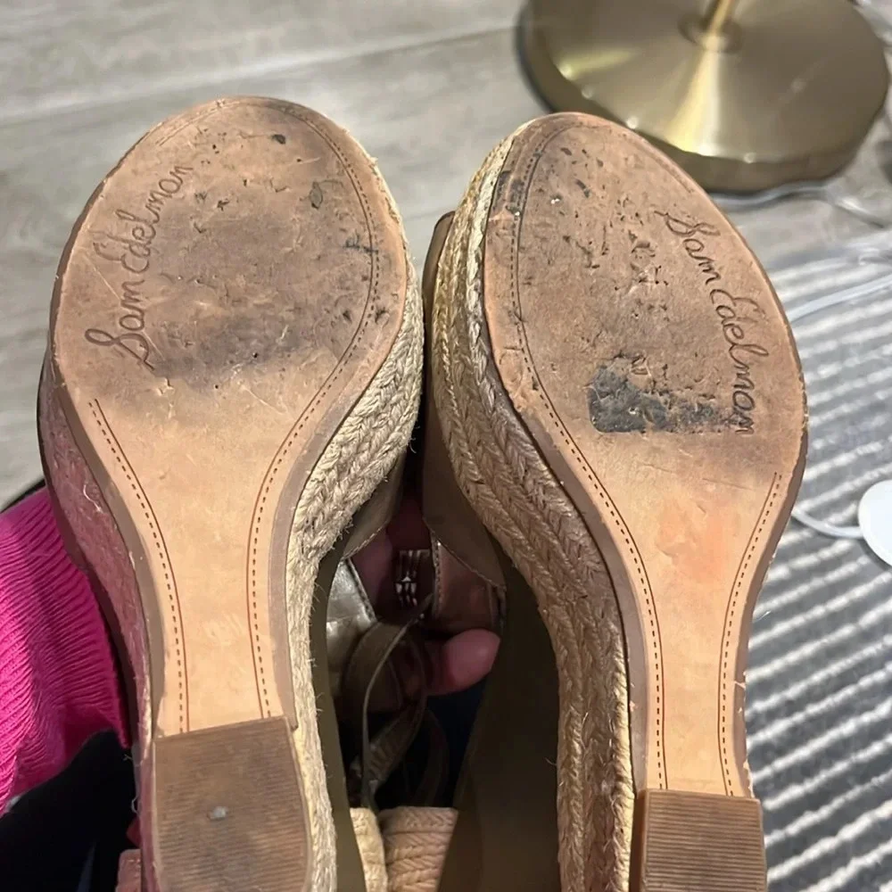 Sam Edelman Saddle Katarina wedge Heels brown