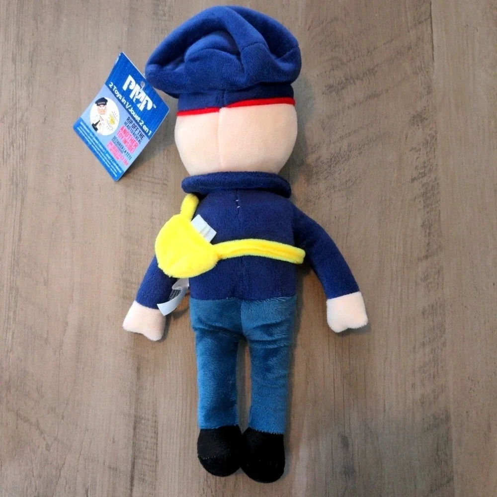 PMP 2-in-1 Plush Toy Mailman Uniform Figure Hidden Dog Toy  Stuffed Animal