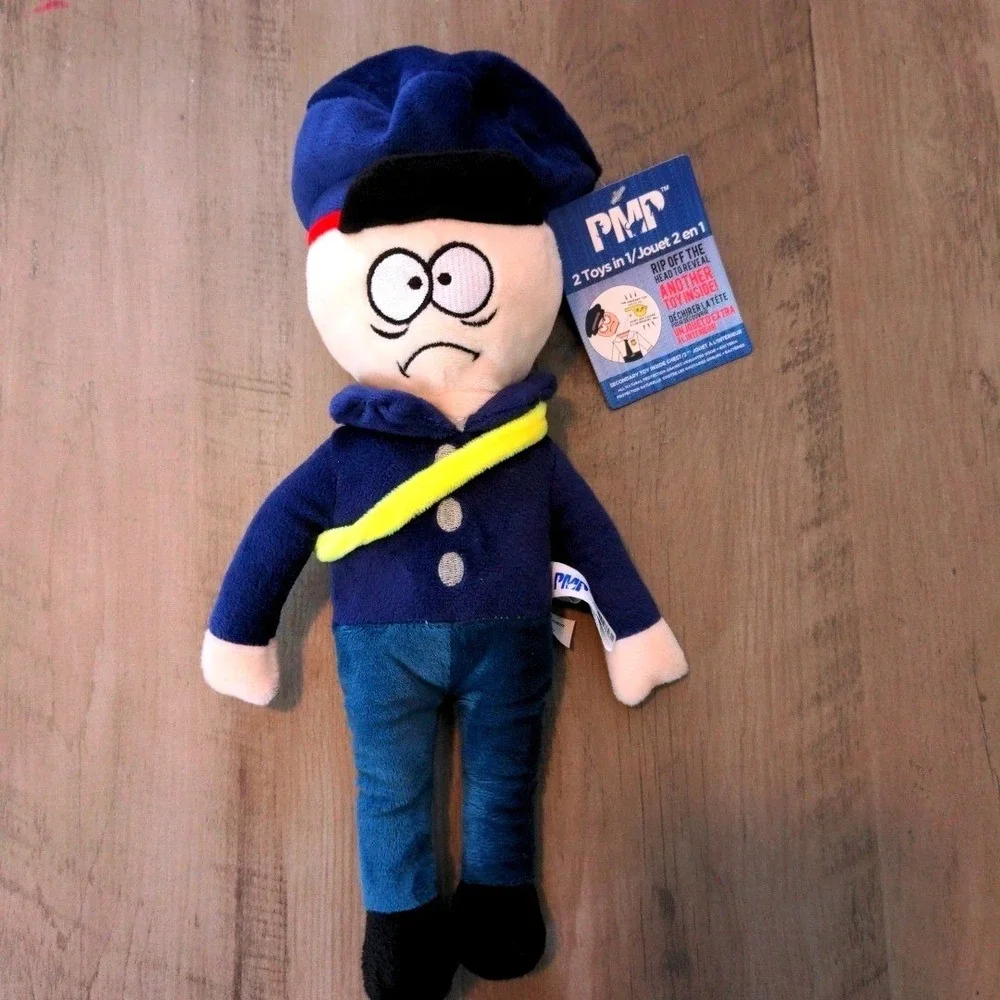 PMP 2-in-1 Plush Toy Mailman Uniform Figure Hidden Dog Toy  Stuffed Animal