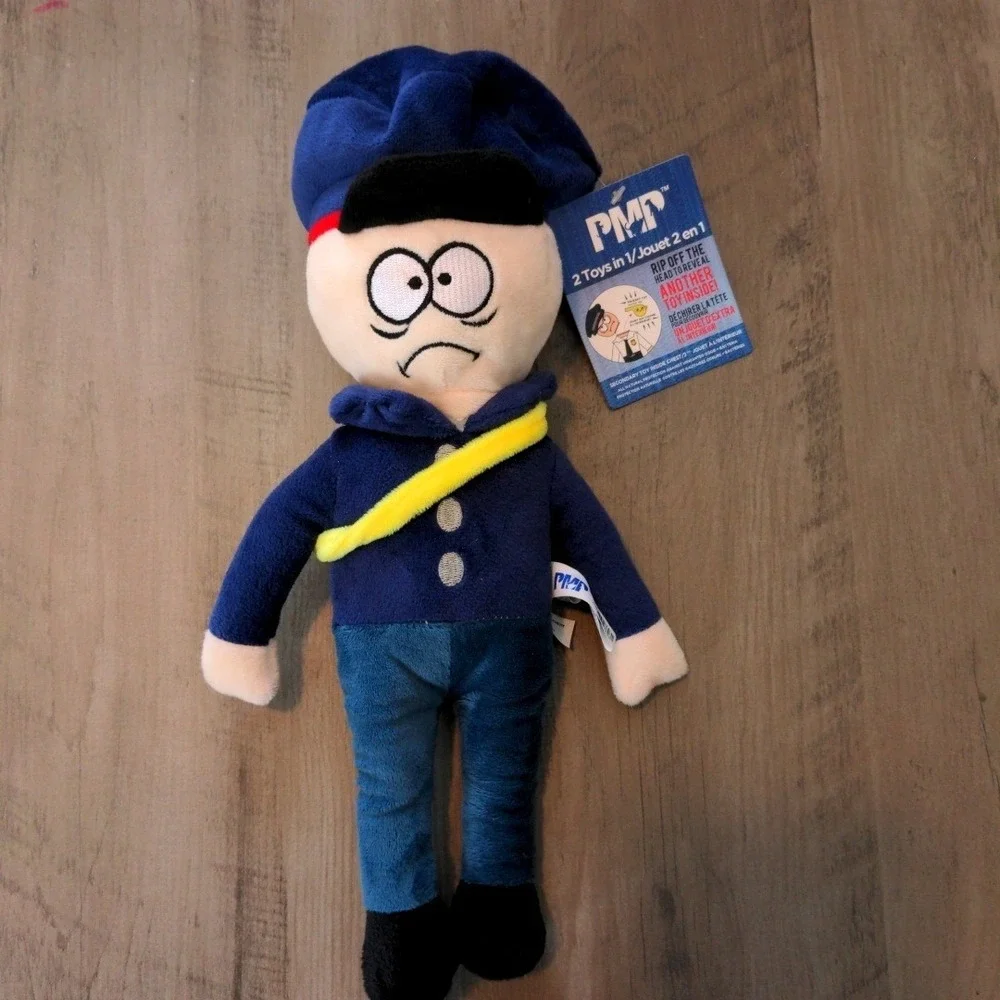 PMP 2-in-1 Plush Toy Mailman Uniform Figure Hidden Dog Toy  Stuffed Animal