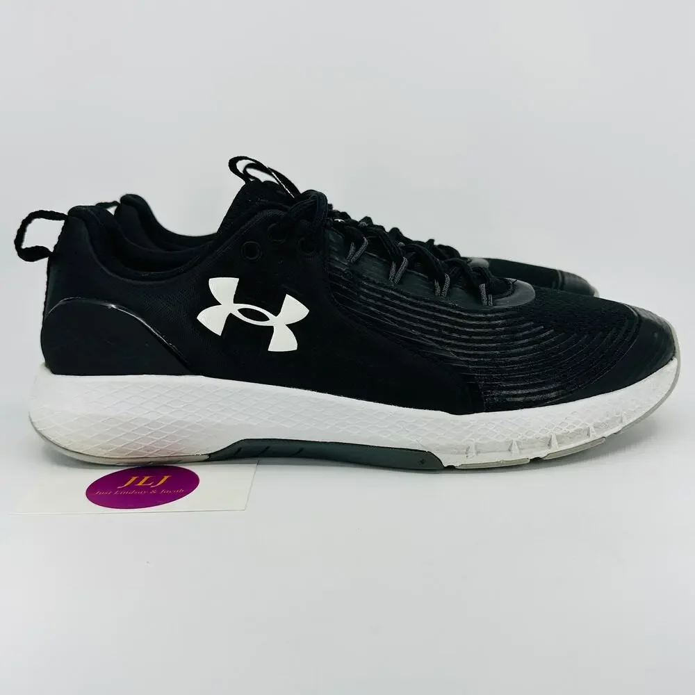 Under Armour Men's UA Charged Commit TR 3 Cross Trainer Sneakers Black Size 11