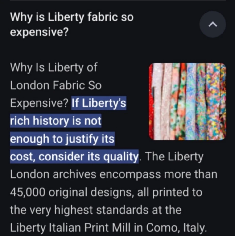 Liberty of London grenada blooms
