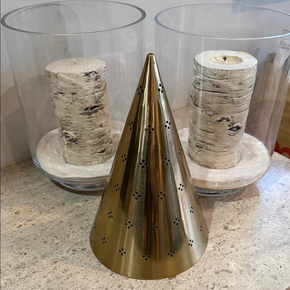 West Elm Gold Decorative Christmas Tree