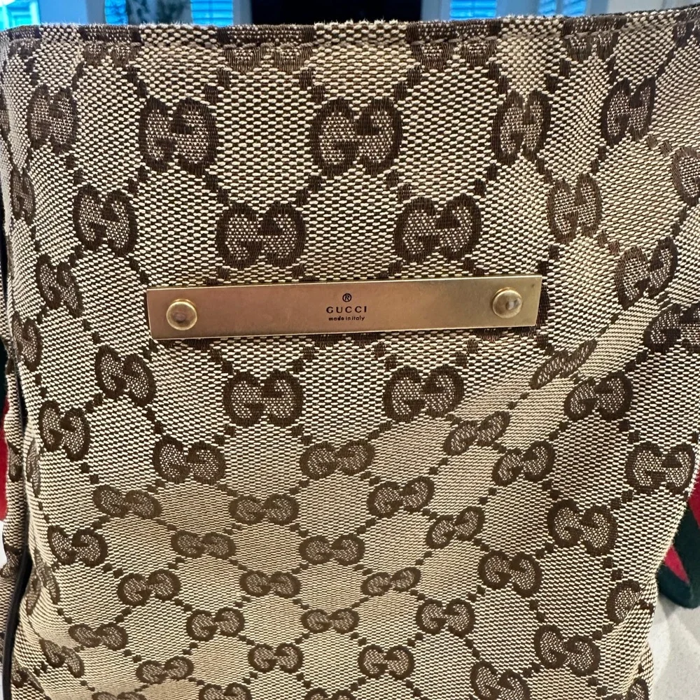Gucci dog carrier bag 🐕