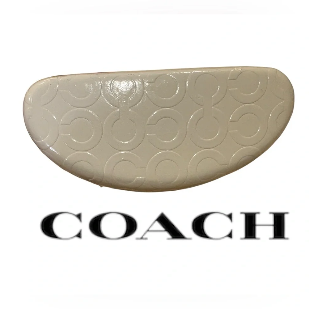 COACH clam style hard-shell sunglasses case