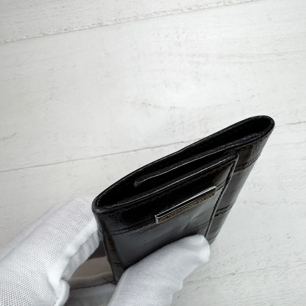 Dolce & Gabbana Black Leather 6-Key Holder Case Made in Italy