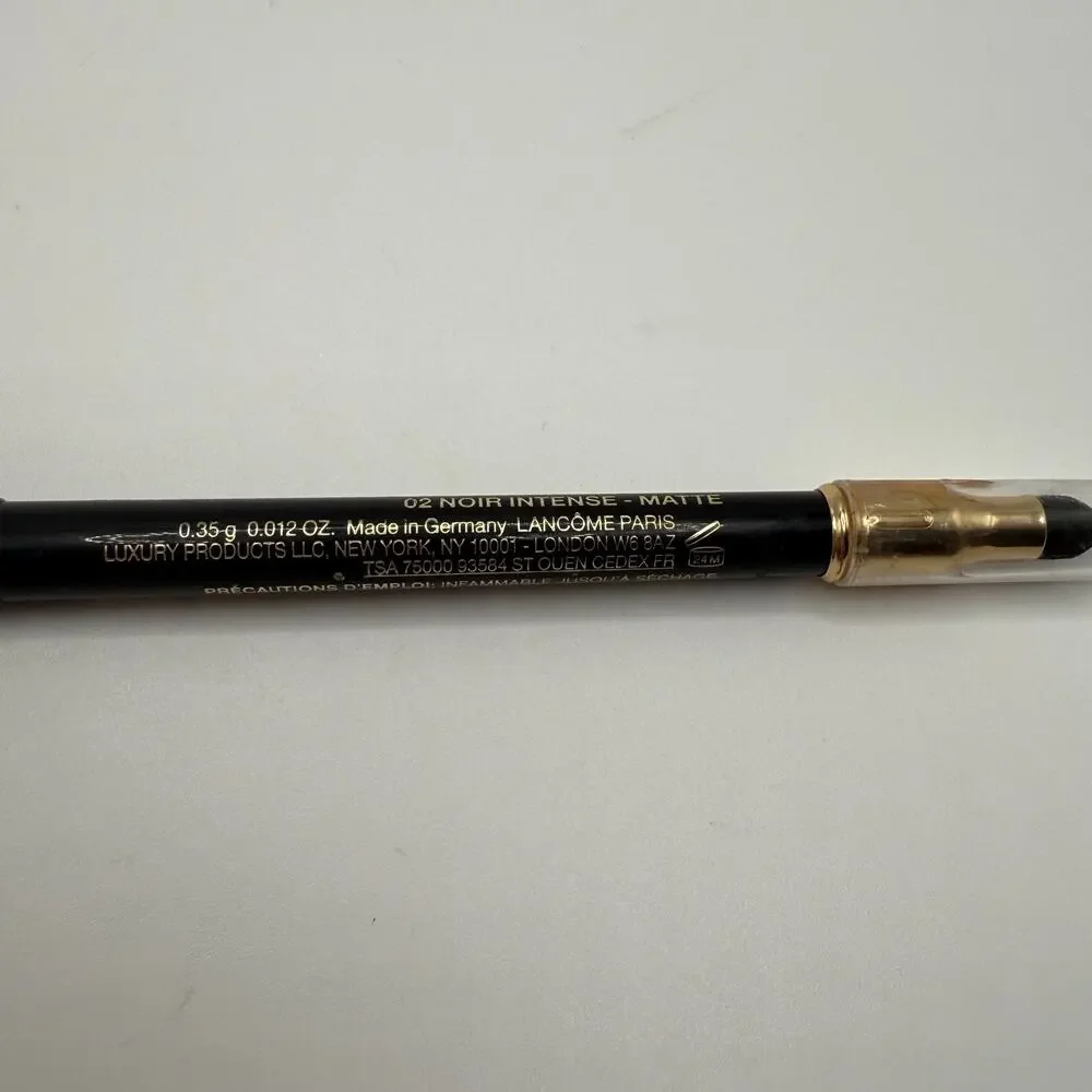 Lancôme Le Stylo Waterproof Long-Lasting Eyeliner 02 NOIR INTENSE Matte 0.012 Oz